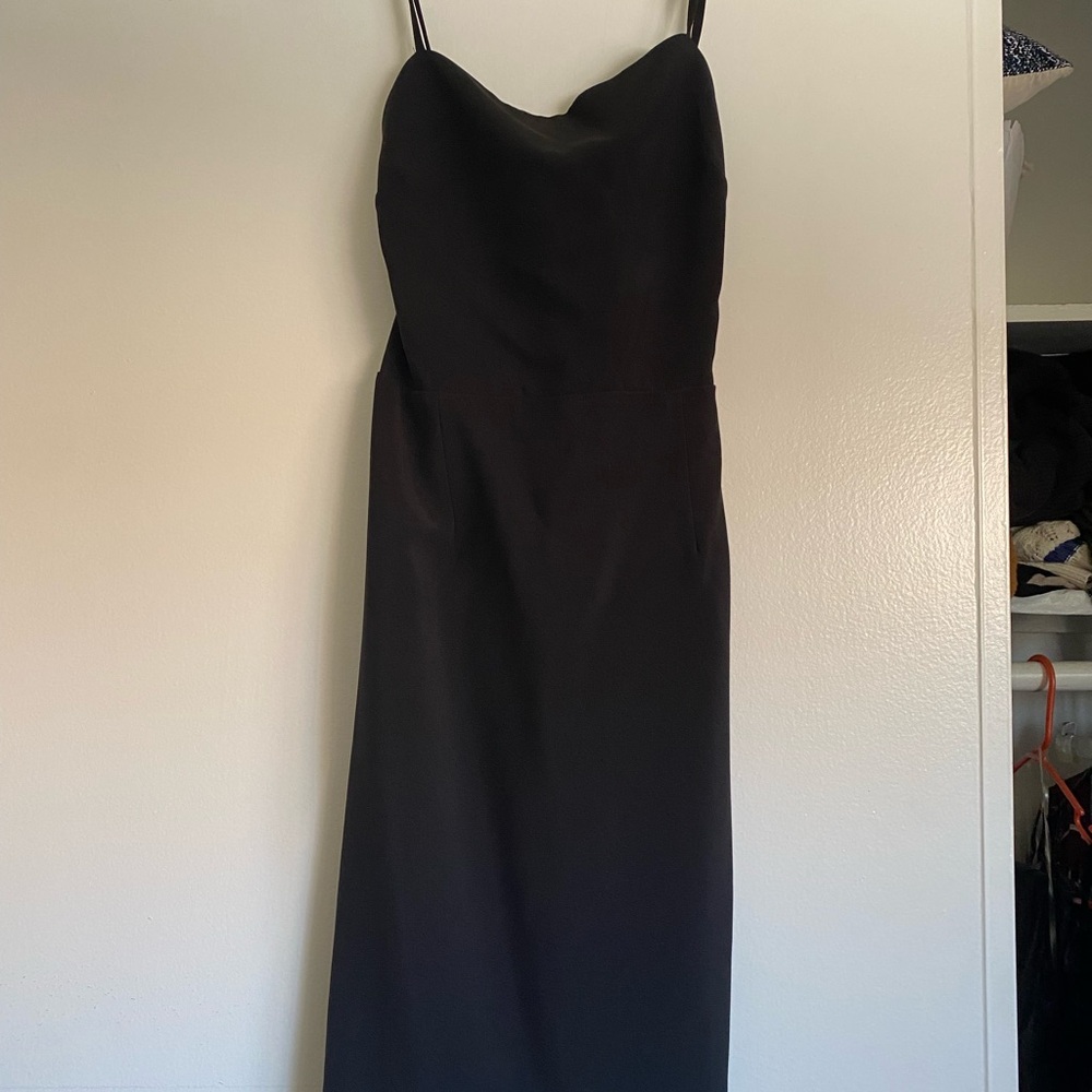 New Women’s Black Dress with Low Back NWT